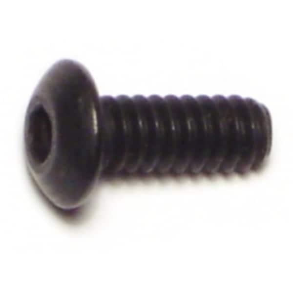 Midwest Fastener #10-24 Socket Head Cap Screw, Button-Head, Plain Steel, 1/2 in Length, 20 PK 67545 - main